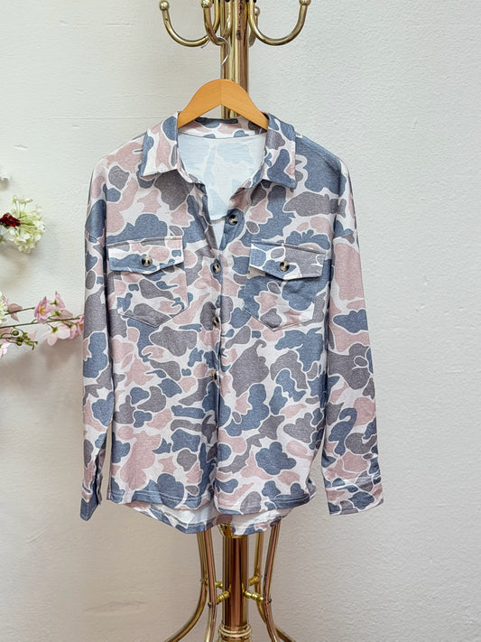 Neutral Camo Layering Shirt