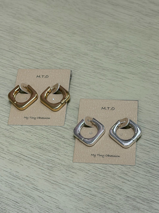 Square Hoop Earrings