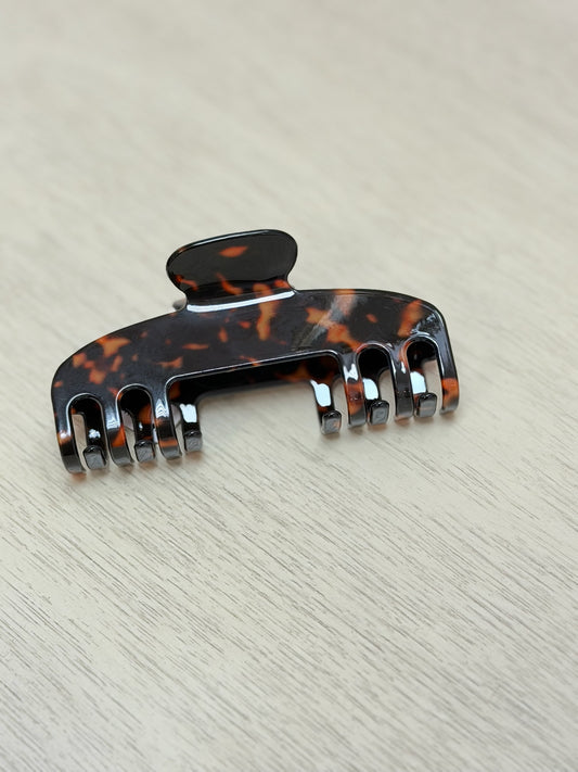 Leopard Double Claw Clip