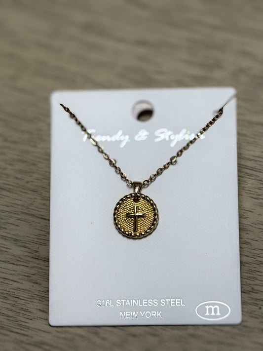 Round Medallion Necklace