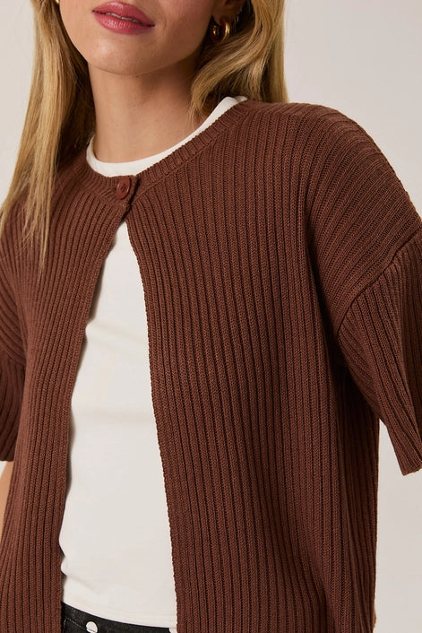 One Button Cardigan