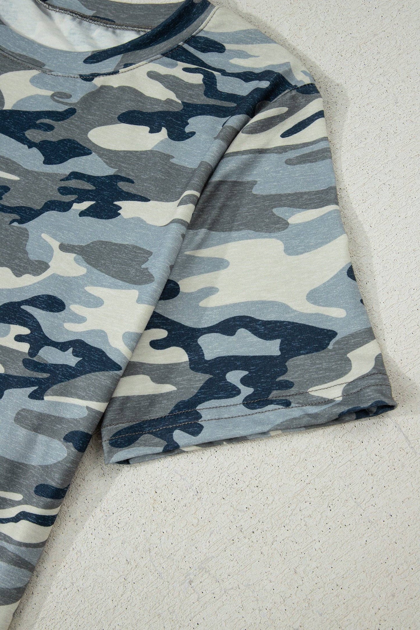 Camo Crew Neck Tee