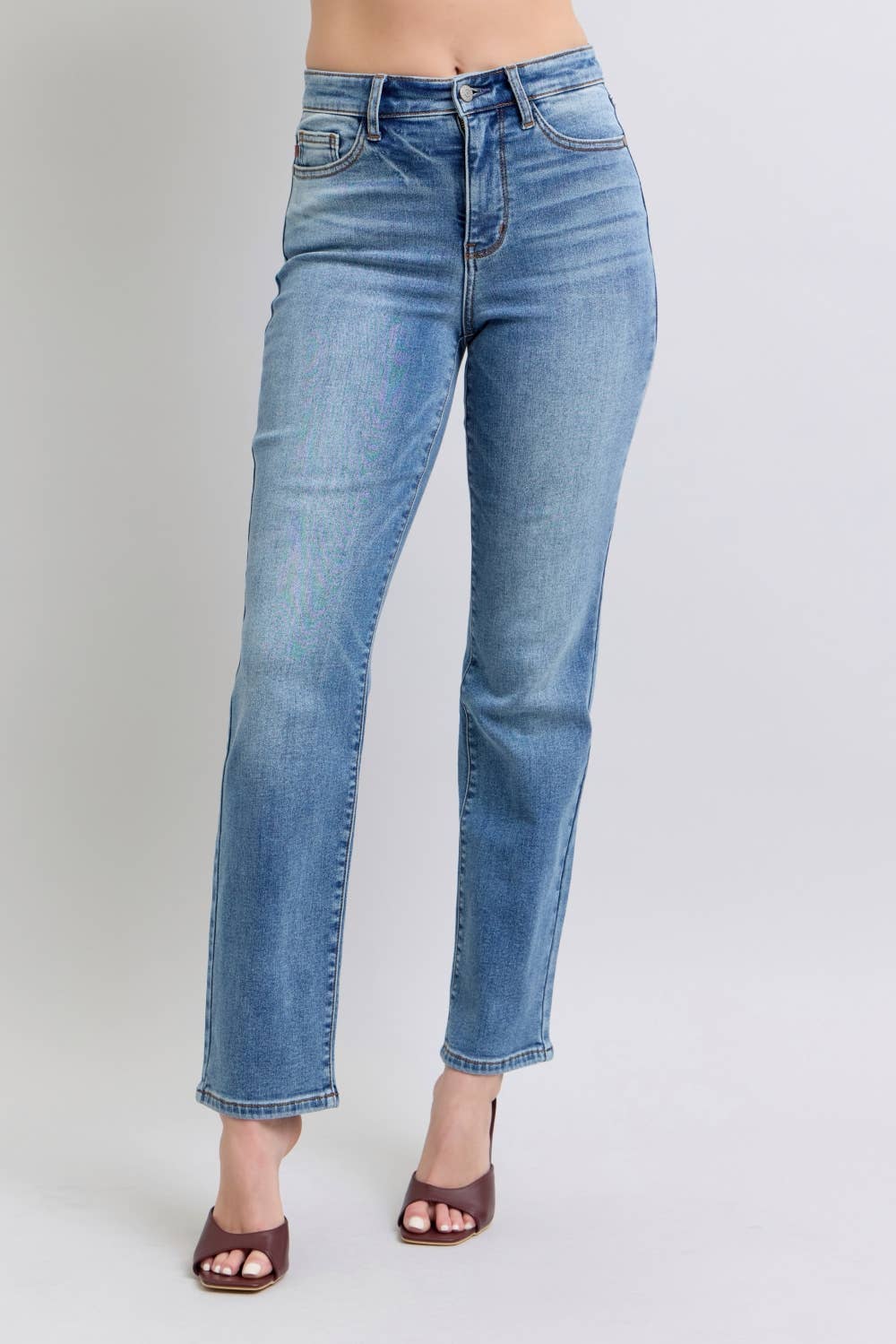 Judy Blue Vintage Wash Thermal Straight