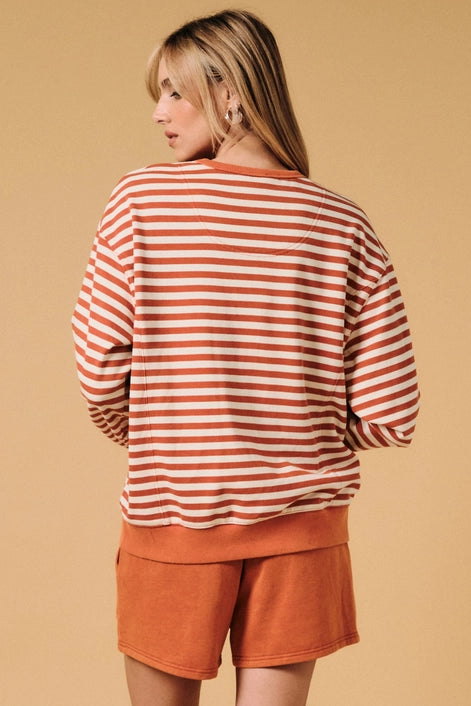 French Terry Crew Neck & Short Set