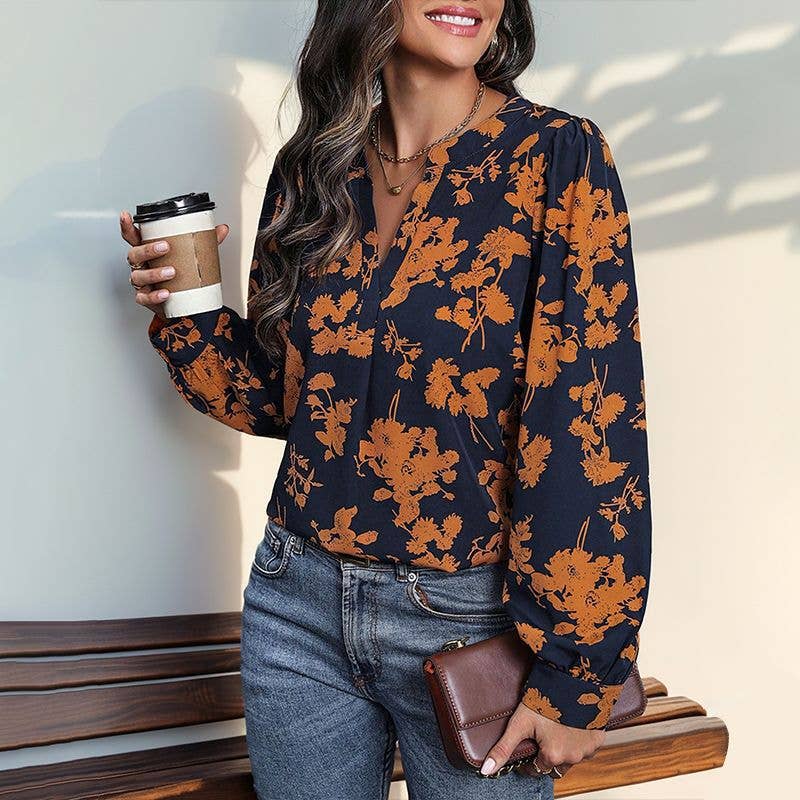 Fall into the Blue Blouse
