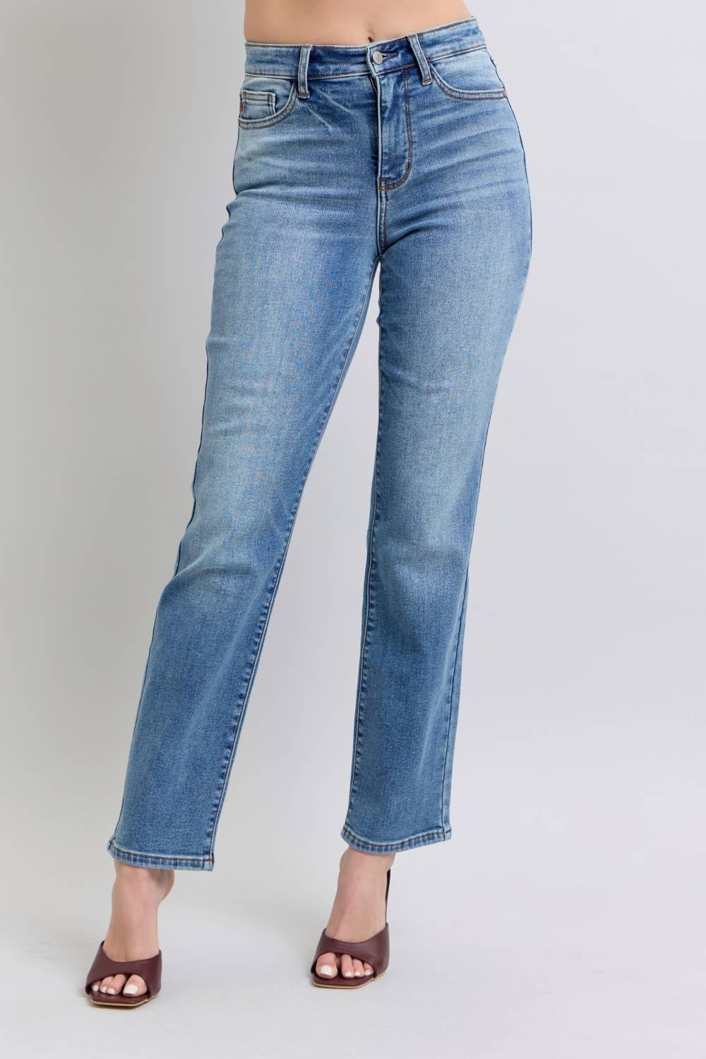Judy Blue Vintage Wash Thermal Straight