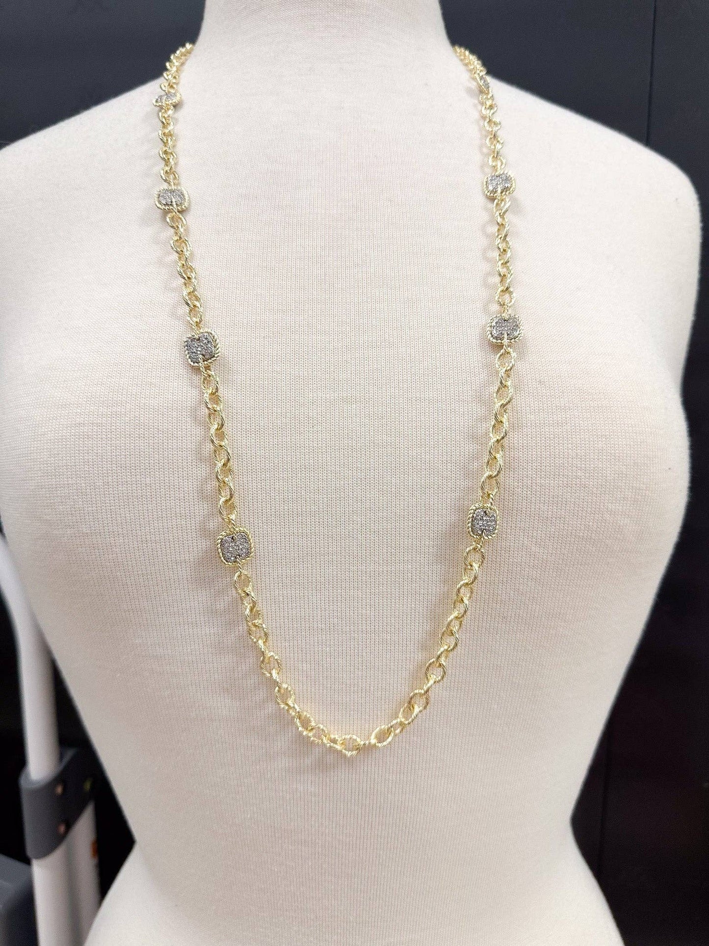 Square Station Necklace