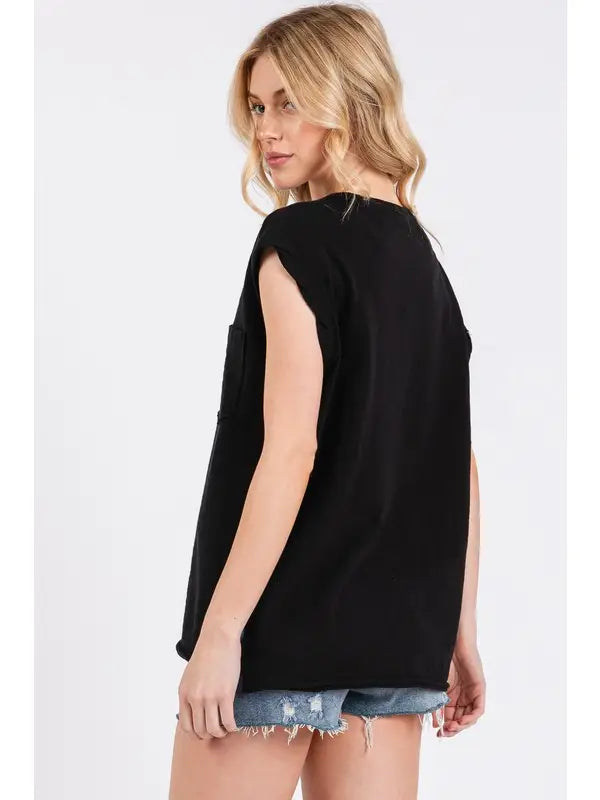 Oversized Boxy Pocket T-Shirt