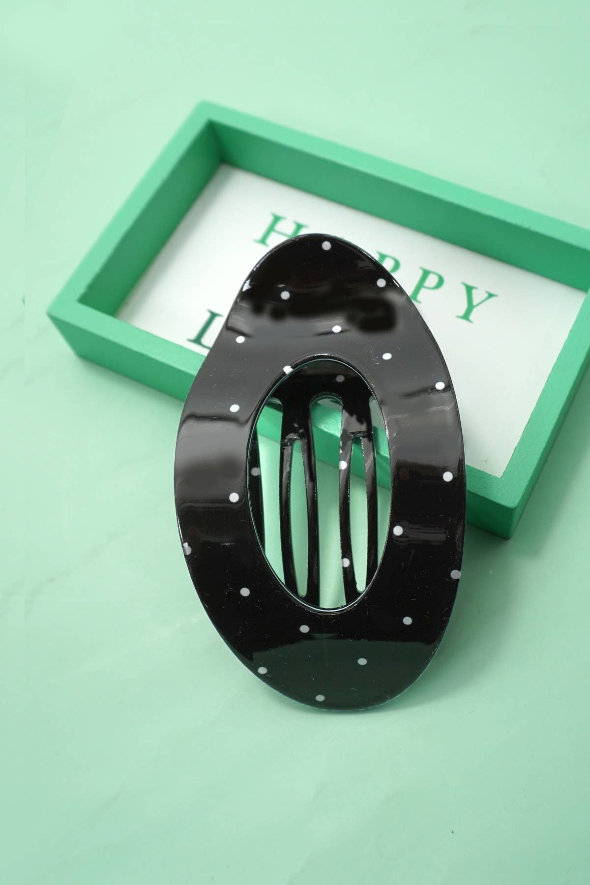 Polka Dot Claw Clip