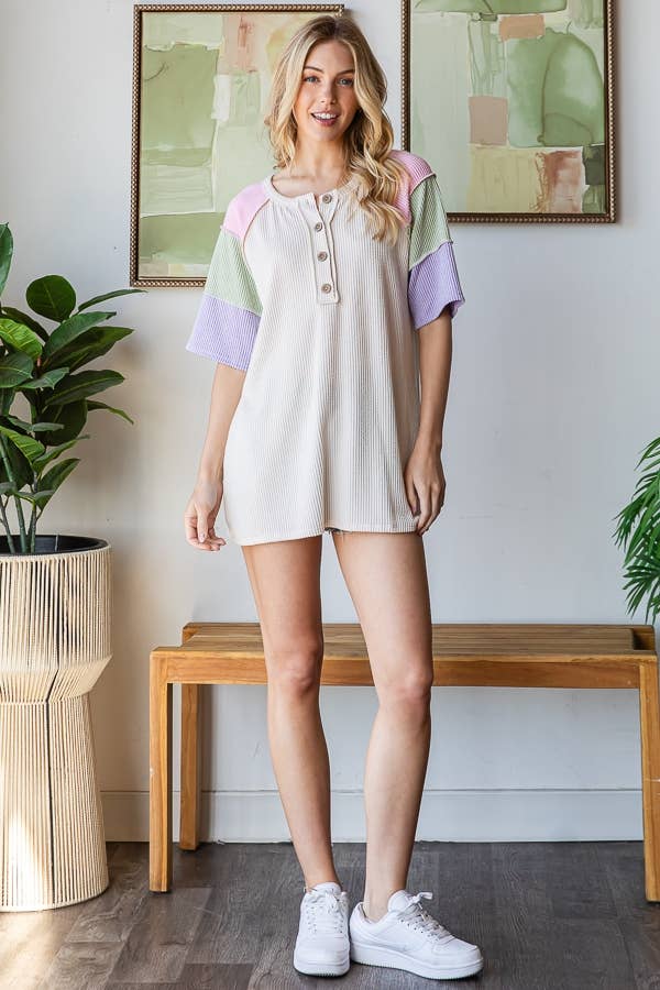 Urban Color Block Top
