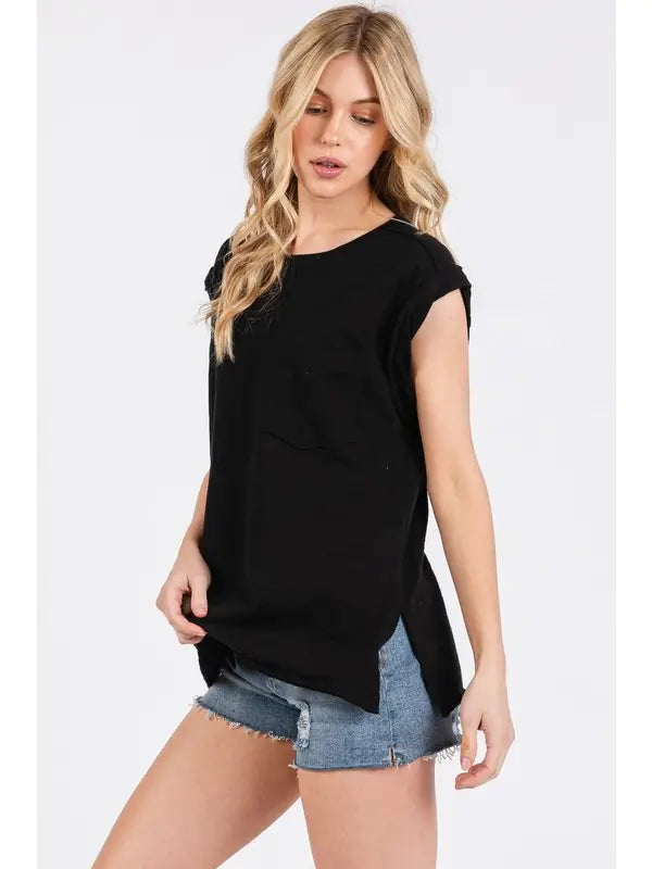 Oversized Boxy Pocket T-Shirt