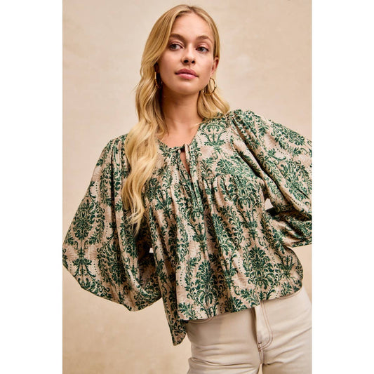 Woven Tied Top