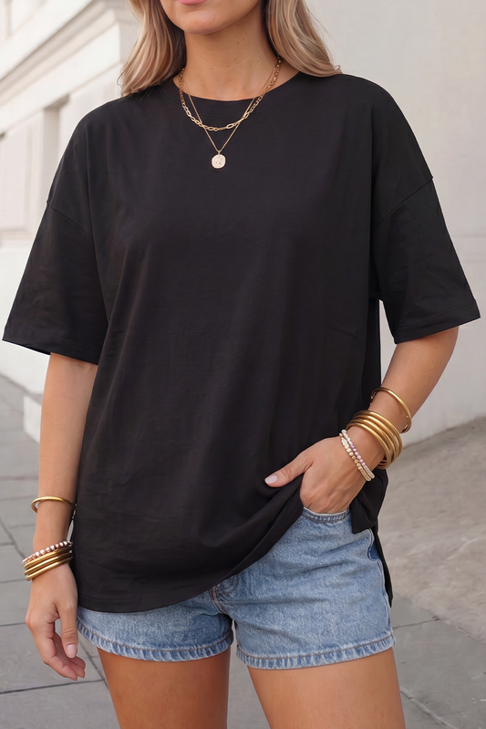 Loose Half Sleeve T Shirt