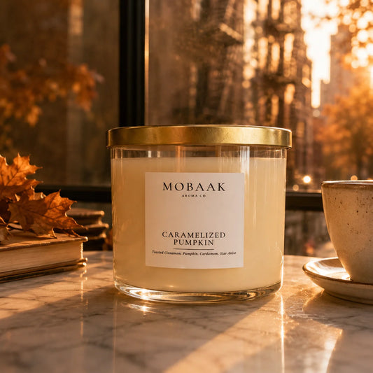 Carmelized Pumpkin Soy Candle - Mobaak