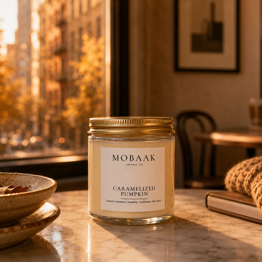 Carmelized Pumpkin Soy Candle - Mobaak