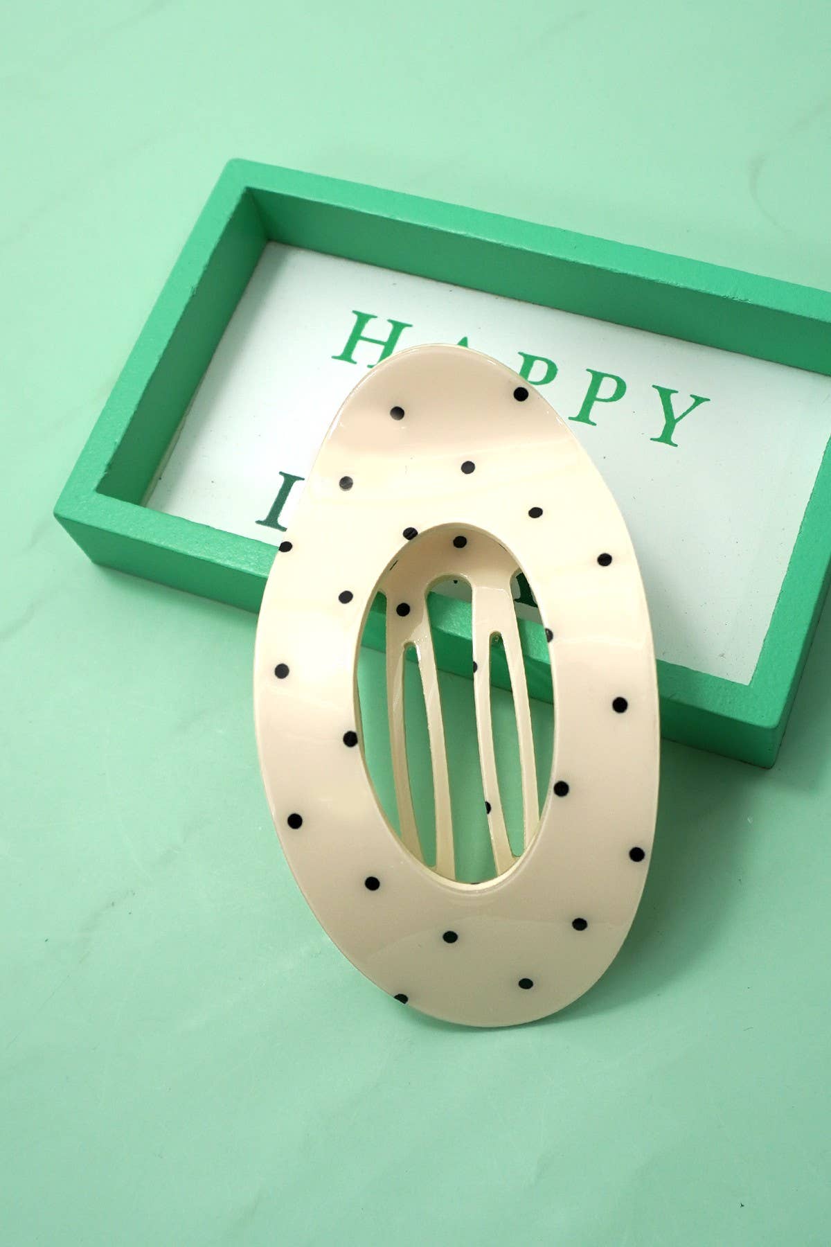 Polka Dot Claw Clip