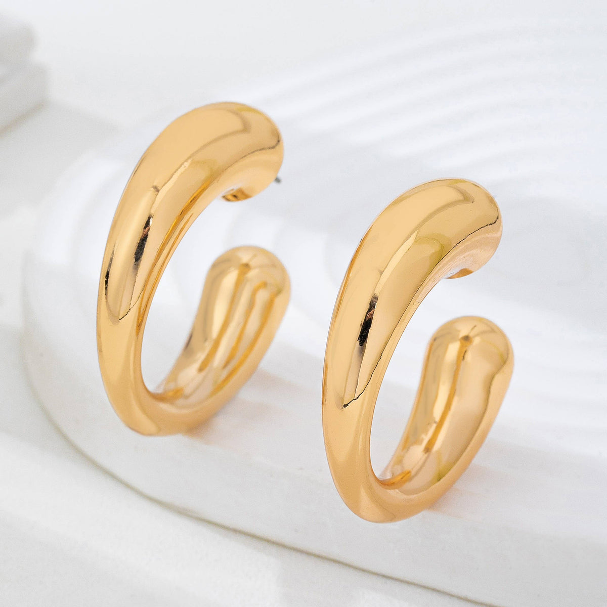 Chunky Open Hoops