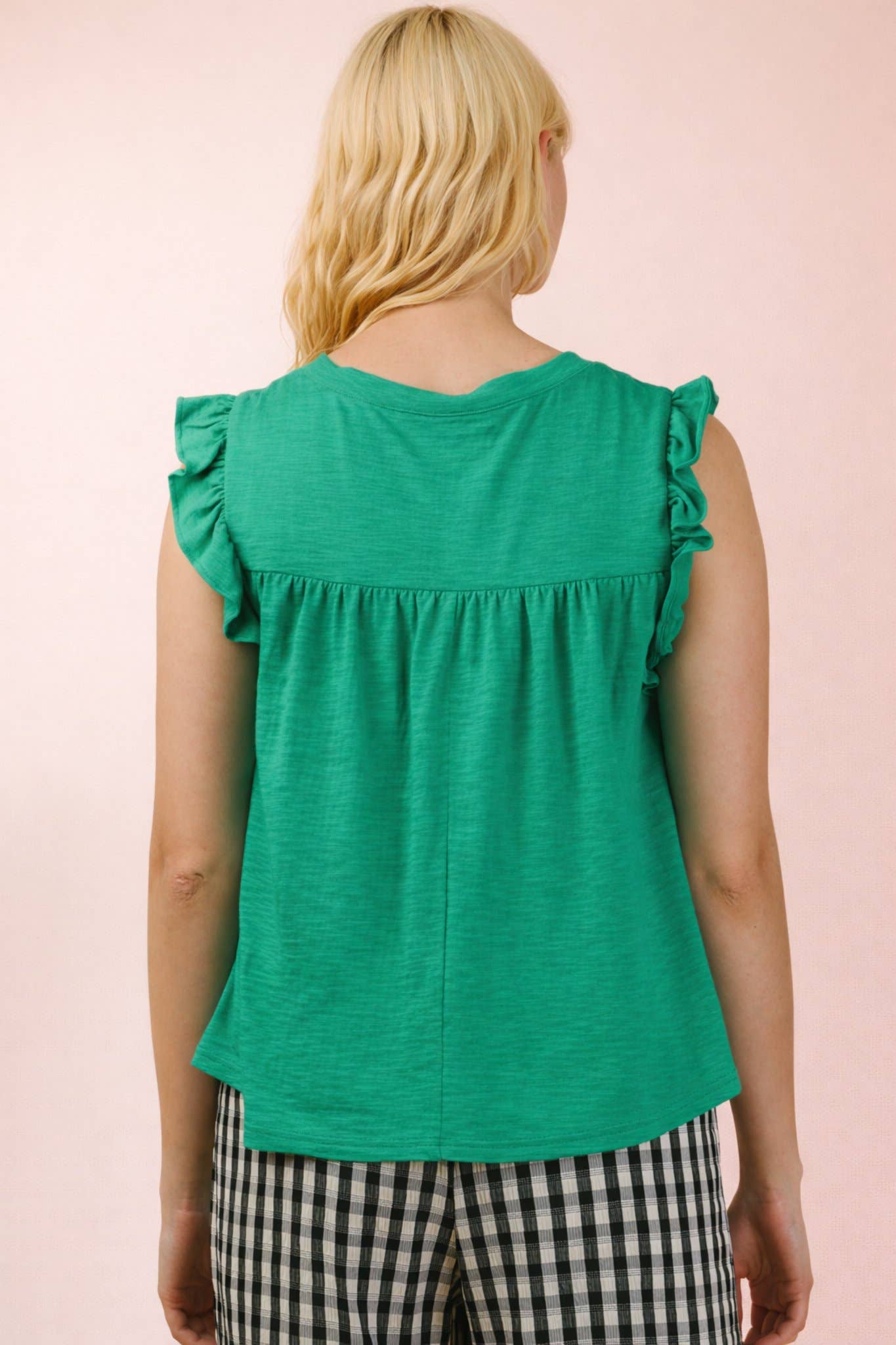 Ruffle Detail Top