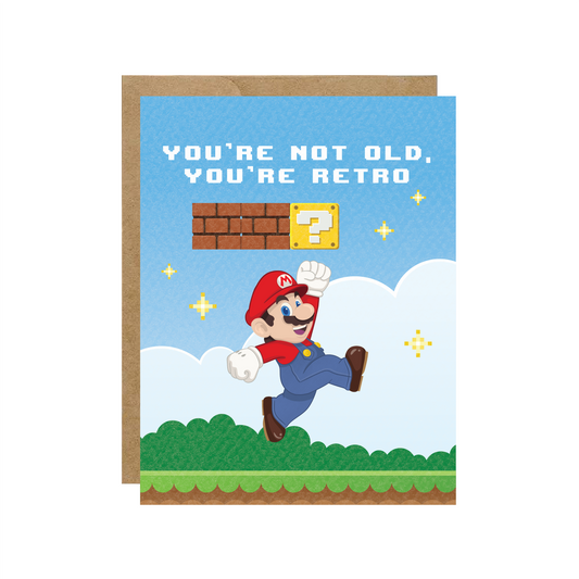 Super Mario Birthday Card