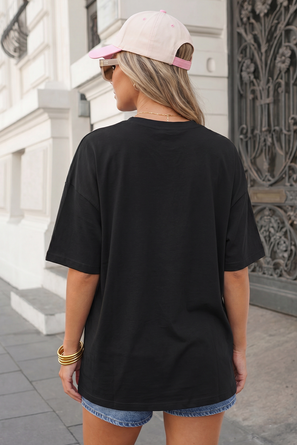 Loose Half Sleeve T Shirt