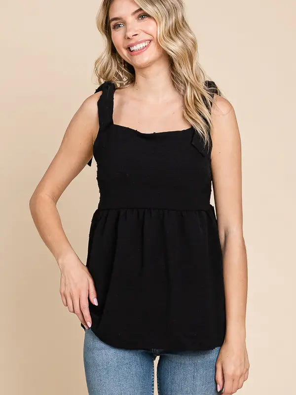 Babydoll Bow Tie Cami