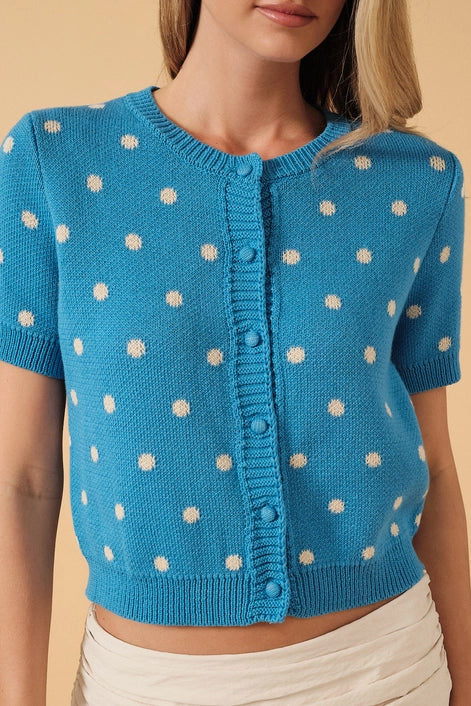 Polka Dot Cardigan