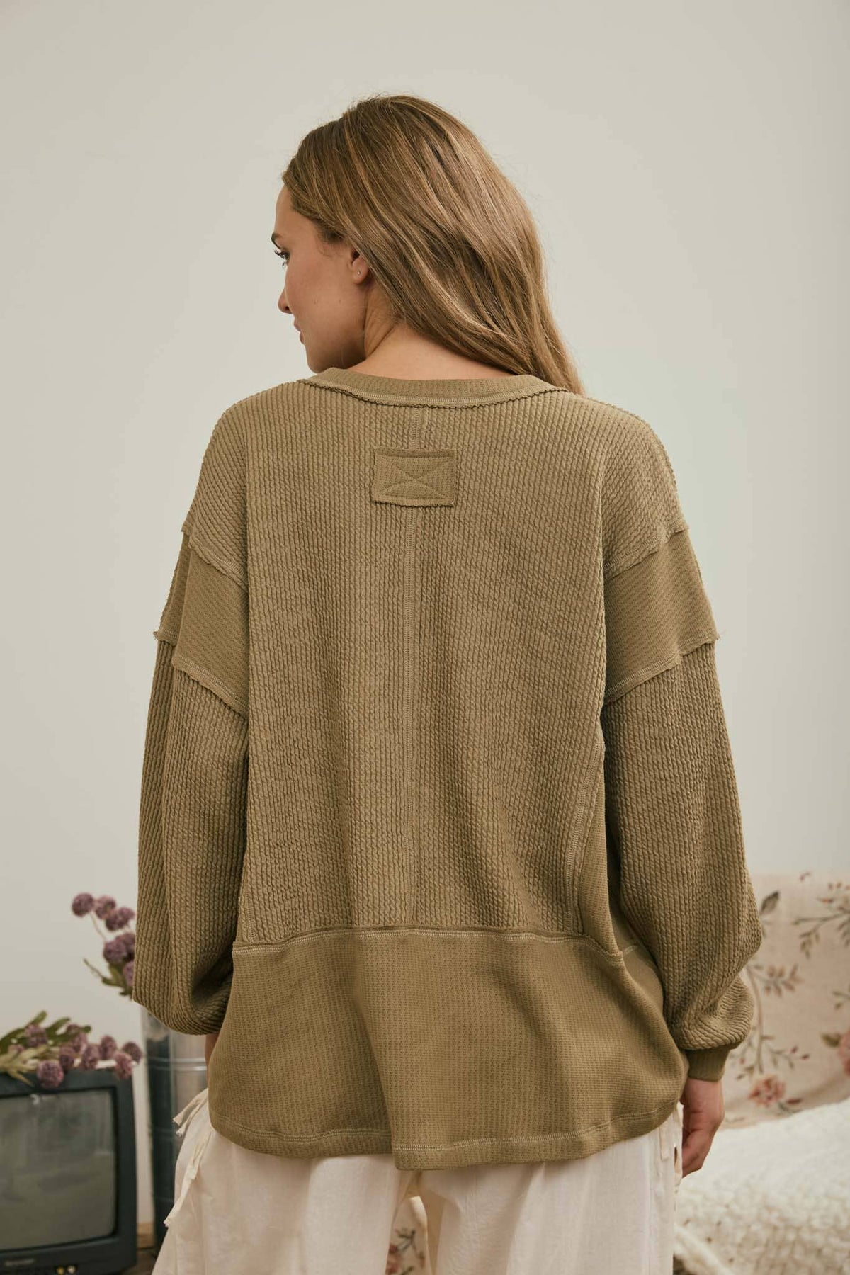 Raw Ribbed Top
