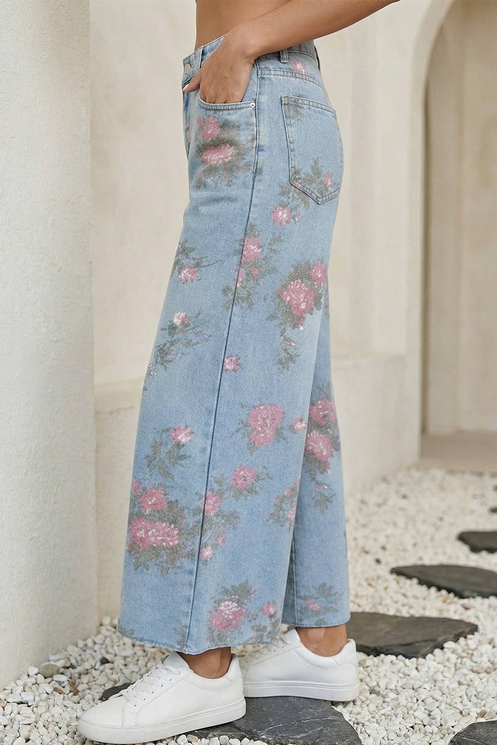 Garden Floral Bootcut Jeans