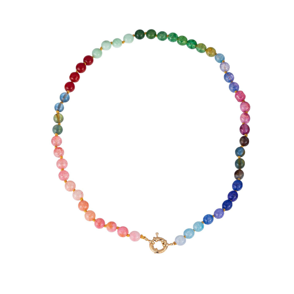 Natural Stone Semi-Precious Necklace