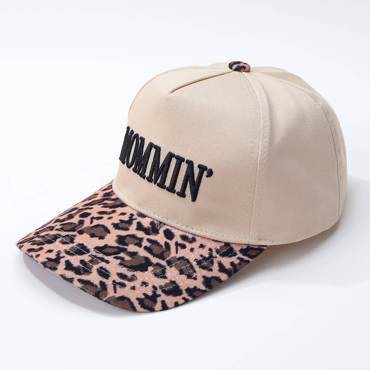 MOMMIN’ Leopard Trucker Hat
