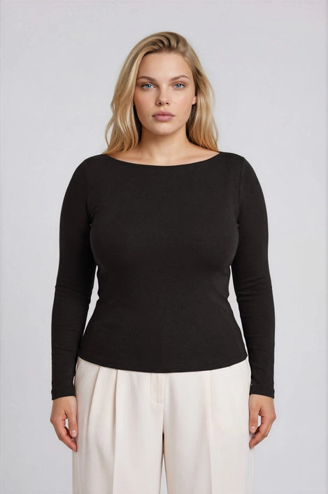 Boat Neck Solid