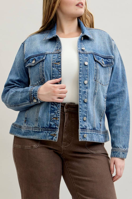 Judy Blue BF Jacket Rigid Magic