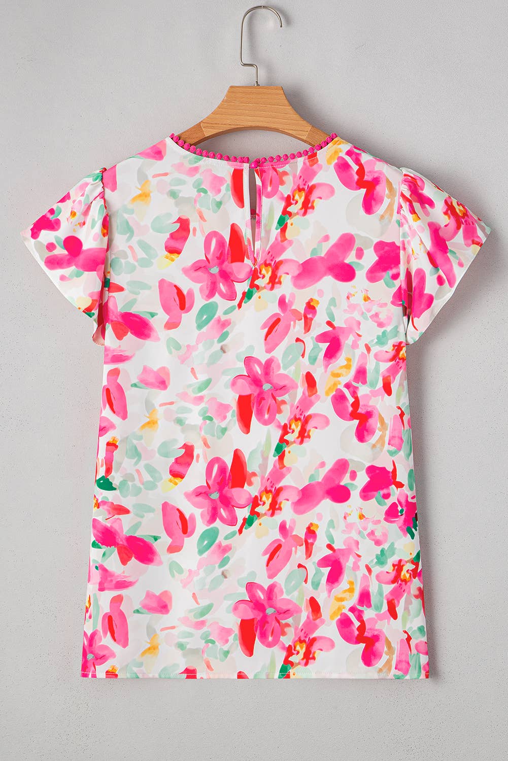 Floral Flutter Blouse