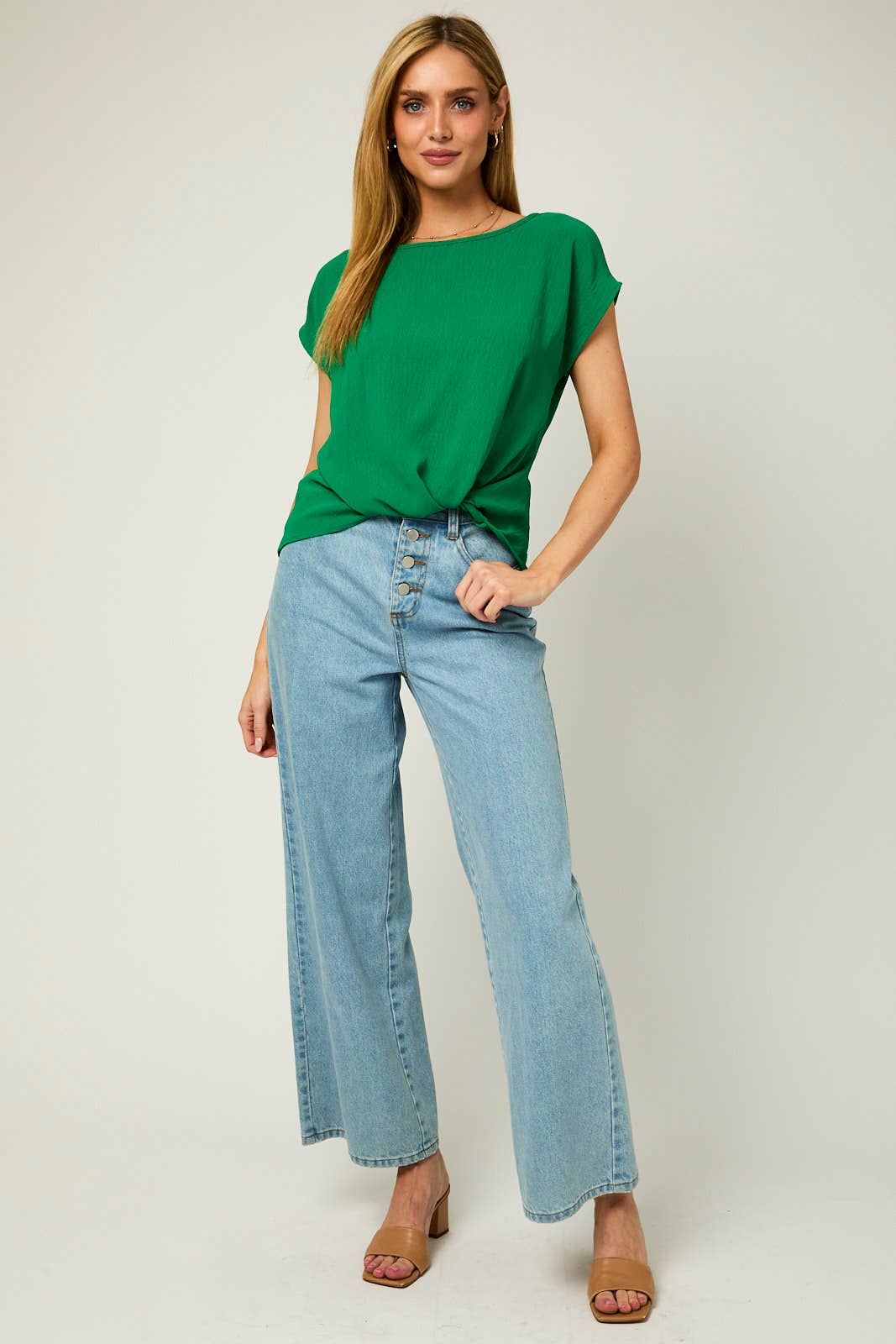 Easy Front Knot Tee